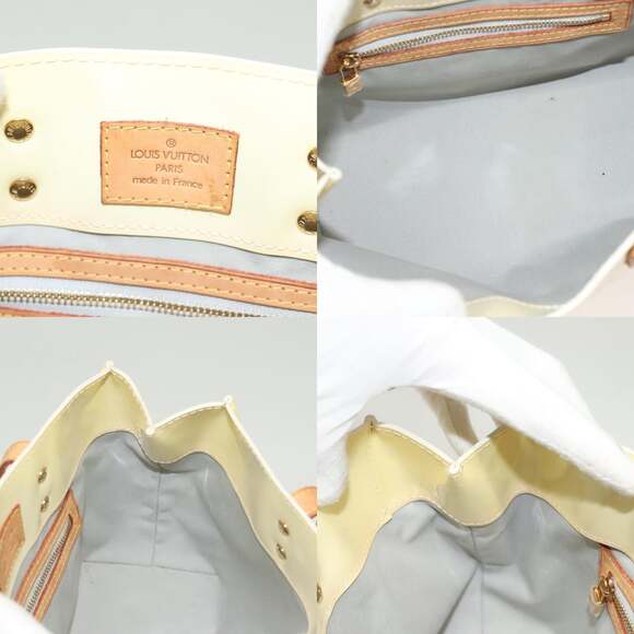 LOUIS VUITTON Monogram Vernis Reade PM Hand Bag Perle M91336 - Picture 11 of 12